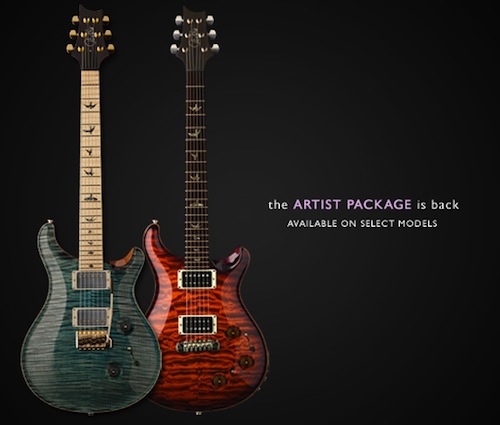 PRS Guitars Re-Introduces the Artist Package