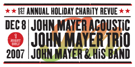 John Mayer Charity Concert
